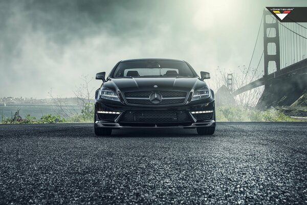 Mercedes-benz cls63 vorsteiner черный